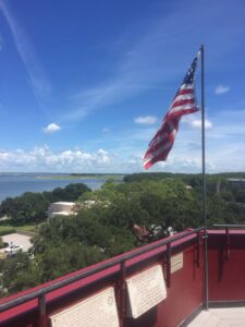 Top of Harbour Town Lighthouse