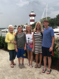 My family at the Harbour Town Lighthouse